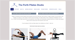 Desktop Screenshot of perthpilatesstudio.com